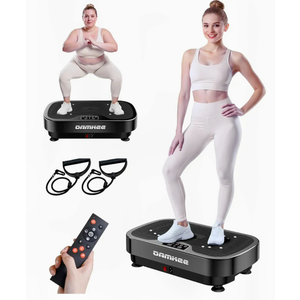 Vibration Plate Exercise Machine for Lymphatic Drainage, 2025 Advanced Triple Motors Vibrating Equipment for Weight Loss, Whole Body Workout with Magnetic Acupoints, Gym Home Shake Board for Fitness