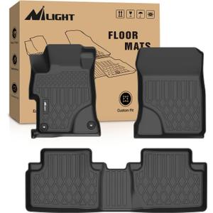 Nilight TPE Floor Mats for Honda Civic Sedan 2012 2013 2014 2015, All Weather Custom Fit Heavy Duty Floor Liners