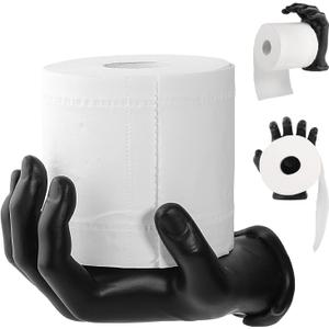 Toilet Paper Holder Black Toilet Paper roll Holder Wall Mount Unique Black Bathroom Accessories Funny Gothic Gift