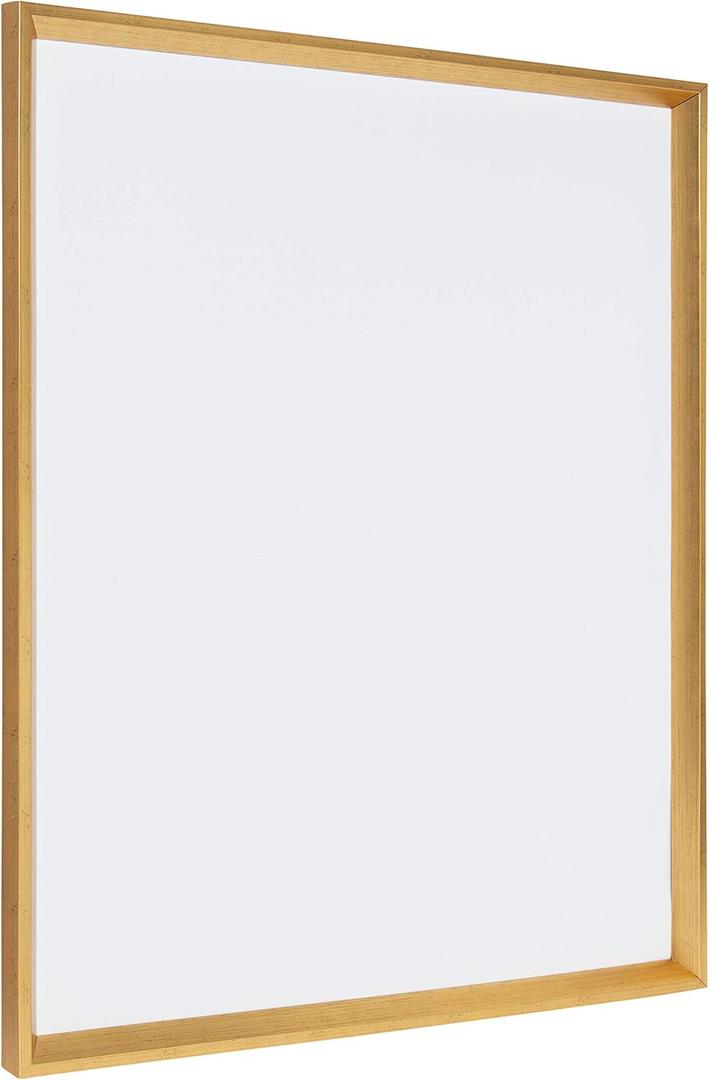 Kate and Laurel Calter Framed Magnetic Dry Erase Board, Gold 25.5x31.5