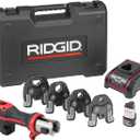 RIDGID 78148 RP 251 Compact Press Tool Battery Kit with ProPress Jaws (1/2" to 1-1/4"), In-Line Pressing Tool for Copper, Stainless Steel, PEX, and Carbon Steel