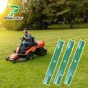 POSEAGLE 3 Pack M145476 Lawn Mower Blades with Blade Bolts for LT180 S240 X300 X304 X320 X350 X380 X500 Z355E Replaces John Deere 48 inch Mower Blades UC22009 M127500 M127673 High Lift Mulching
