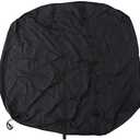 Roof Top Tent Cover RV Travel Trailer Cover 420D Oxford Cloth Cover Protection Storage Bag Roof Top Tents Camper Cover for Car Camping Black 143X120x28cm
