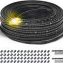 HEATIT PLSR1 100-feet 120V Industrial and commercial grade Self Regulating Heating Cable long term use design, heavy duty, Wet or Dry, Cold lead 10ft