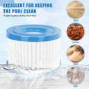 Type VI Hot Tub Filters Cartridge, 16 Pack Spa Filters Swimming Pool Pump Filter Compatible with Best-wayy, Efficient Filtration & Keep The Water Clean