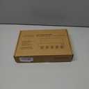 Key Holder for Wall, Decorative Key and Mail Holder with Shelf Has Large Key Hooks for Bags, Coats, Umbrella  Paulownia Wood Key Hanger with Mounting Hardware (9.8W x 6.7H x 4.2D) (White)