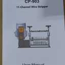 700W Electric Wire Stripping Machine, Automatic Wire Stripper for 0.06-1.6 in. Copper Wires, 11-Channel Cable Stripper Machine with 10 Blades, Portable Electric Wire Stripper for Workshop & Recycling (Black)