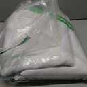 NICETOWN 100% Blackout Window Curtain Panels, Cold and Full Light Blocking Drapes with Black Liner for Nursery, 84 inches Drop Thermal Insulated Draperies (White, 2 Pieces, 52 Wide Each Panel)