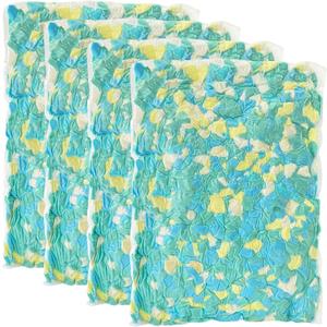 Welacer 20lbs Bean Bag Filler, Shredded Memory Foam Filling for Pillow Stuffing Cushion Arts Crafts Refill, Without Added Gel Particles, Premium Soft and Great for Stuffing (Multi Color and Shape) (20 Pound (Pack of 1))