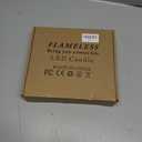 Flameless LED Pillar Candles with Remote Control and Timer, Battery Operated Flickering Electric Candles Set of 5, Crackle Design for Home Decor Wedding Party(D2.2'' x H5''/5''/6''/7''/8'') (Ivory)