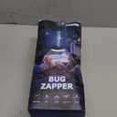 Bug Zapper Outdoor, 2025 Upgraded 3 in 1 Rechargeable Bug Zapper with 5000mAh Battery & LED Night Light, 4000V Cordless Waterproof Mosquito Zapper for Outside,Patio,Backyard,Garden Black