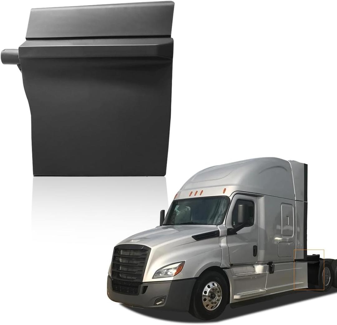Left Quarter Fenders Set for Semi Truck,Heavy Duty Bracket Quarter Fender Fit for Freightliner, Kenworth, Volvo, Peterbilt,etc,Complete with screw and rubber
