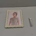 DIKAR 5x7 picture frame with Pearls for Wedding Gifts, Wedding Picture Frame for Tabletop&Wall Mounting Display