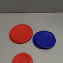 Replacement Lids for Pyrex Glass Food Storage Containers Round (2) 7202-PC 1 Cup (3) 7200-PC 2 Cup (2) 7201-PC 4 Cup (2) 7402-PC 6/7 Cup Red Blue