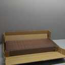 Zhuoyue Bamboo Shoe Rack Wood Bench with Storage Shelf for Entryway Small Space Organizer Indoor Outdoor Use (Beige)