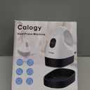 Calogy Mini Heat Press, Heat Transfer Machine, Constant Temp Control, Insulated Safety Base, Fits for Crafts, T-Shirt, Hat, Cap, Pillows (White Pink)