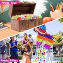 100PCS Glitter Sticky Hands Valentine Party Favors for Kids 4-8 8-12 Birthday Supplies Easter Egg Fillers Goodie Bag Stuffers Classroom Treasure Box Carnival Prizes Bulk Treat Trinkets Pinata Stuff