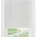 GII Morningstar White Cordless Light Filtering Vinyl Mini Blind with 1 in. Slats 35 in. W x 48 in. L