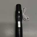 Petsaunter Dog Nail Grinder, 2-Speed and LED Light, Touch-Switch, TypeC, Quiet and Low-Vibration Dog Nail Trimmers, and 3 Ports for Large Dogs, Medium, Small Dogs Cats Pets with Hard or Thick Nail (Black)