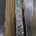 V Shape 6.6FT 200CM LED Strip Aluminum Channel Diffuser, 10-Pack 16x16MM Anodized Silver Track with Curved Milky Cover, Corner Connector and Mounting System