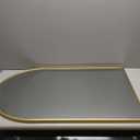 BEAUTYPEAK 24"x36" Arch Bathroom Mirror, Wall Mounted Vanity Metal Frame Mirror for Bedroom, Entryway, Living Room, Gold