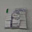 SOUJOY 50 Pack Self Adhesive Sneeze Guard Holder, 3'' x 1.6'' Acrylic Panels Holder Clip, Glass Sign Holder Stand, Desk Dividers Privacy for 0.1 to 5mm Thick