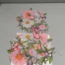 SUNBEAUTY Garden Party Flower Banner Reusable Wildflower Garland for Enchanted Garden Woodland Tropical Theme Wedding Baby Shower Birthday Tea Supplies Girl Decorations - Set of 2