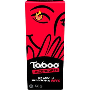 Hasbro Gaming Taboo Uncensored Board Game for Adults Only | Ages 17+ | 4+ Players | 20 Mins. Avg. | Hilarious NSFW Party Games for Adults