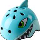 Toddler Kids Bike Helmet, Adjustable and Multi-Sport, 3 Sizes for Ages 1-2-3-5-8-14 Years Child Infant Boys Girls (Blue shark)