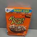 REESES PUFFS Chocolatey Peanut Butter Cereal, Kid Breakfast Cereal, Giant Size, 29 oz (EXP 09/19/26)