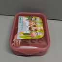 Wheat Straw Lunch Box Kids, Leakproof Bento Box Adult, BPA-Free Lunch Containers for Women & Men with 3 Compartments Microwave Safe (Muted Red, 5.5 Cup)