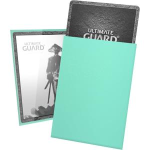 Ultimate Guard Katana Card Sleeves: 60 Japanese Size TCG Sleeves, 62 x 89mm, Turquoise Back, Tournament Sleeves, No PVC & Acid-Free, High Clarity
