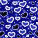 LYCGS 7x5ft Blue Heart Backdrop 90s Backdrops for Photoshoot Valentines Decor Banner Birthday Props X-89