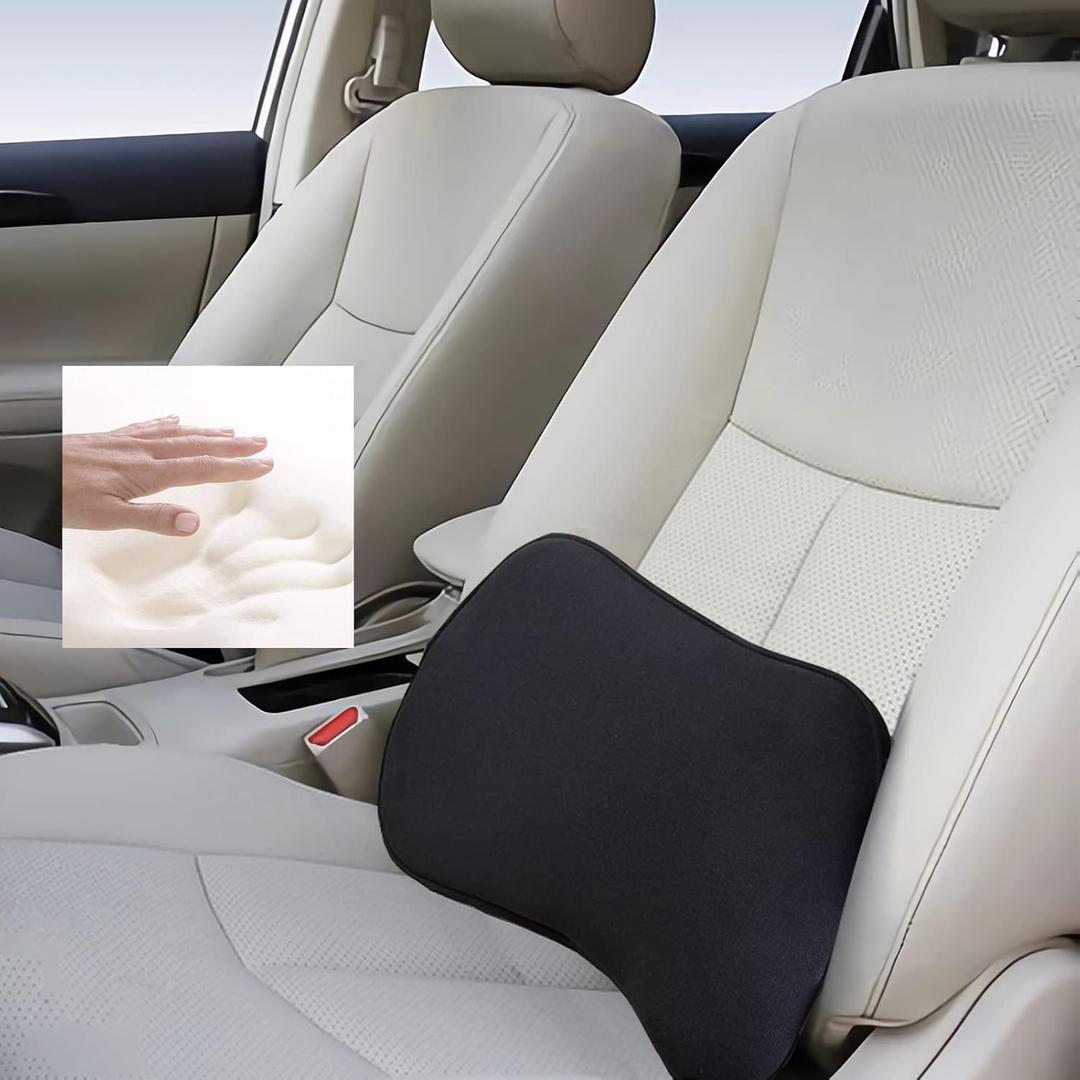 Big Hippo Multi-Use Lumbar Support Pillow- Orthopedic Design Sciatica Pain Relief Memory Foam Support Pillow Perfect for Car,Home, Office