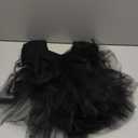 Bezioner Girls Cotton Ballet Dance Dress Cute Tutu Skirted Leotard Short Sleeve (140, Black)