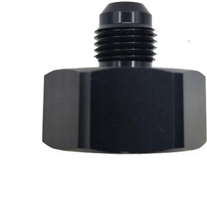 Nitrous Bottle Nut Adapter with Washer (Black, 4AN)