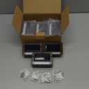 SOLPEX Solar Fence Lights, Solar Deck Lights Outdoor Waterproof Solar Powered for Step, Stair, Balcony,Front Porch,Garden, Walkway,Yard, Patio Decor, IP65 Waterproof (16 Pack, Warm White) 6 LEDs (Brown)