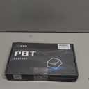 XVX Double Shot PBT Keycaps, Side Printed Shine Through Keyboard Keycap, Black PCB-Vision Backlit Keycap Sets Cherry Profile Compatible with 60% 65% 75% 80% 96% 100% Mechanical Keyboards