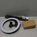 Overhead Phone Mount with Ring Light Phone Holder,10" LED Ring Light for Desk with Stand and Remote for iPhone,Phone Tripod with Light for Video Recording TikTok Live Stream Cooking Kitchen Vlogging