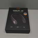 TORRAS COOLiFY Air 2025 Upgraded Neck Fan Air Conditioner, Dual-Airflow Pro Cooling, Ultra Light Portable Fan Rechargeable, Personal Cooling Fan Travel Essentials, Gifts for Dad Husband Father, Black