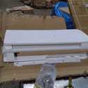 Tribesigns Shoe Cabinet with Doors, 7-Tier Shoe Storage Cabinet with Adjustable Shelves, Wooden Shoes Rack Shoe Storage Organizer for Entryway, Hallway, Closet, Living Room, Wood and Gold