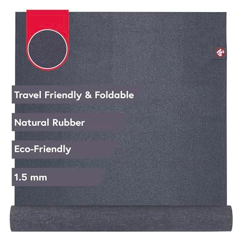 Amazon.com : Manduka eKO Superlite Yoga Mat for Travel - Lightweight, Easy to Roll and Fold, Durable, Non Slip Grip, 1.5mm Thick, Charcoal Grey, 71" x 24" : Sports & Outdoors