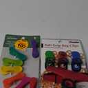 Items 4U! Soft Grip Bag Clips, Assorted Sizes, Assorted Colors, 1-Pack (11 Clips in total)