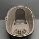 Amazon Basics No-Mess Hooded Cat Litter Box, Standard, Multicolor, 21 in x 16 in x 15 in