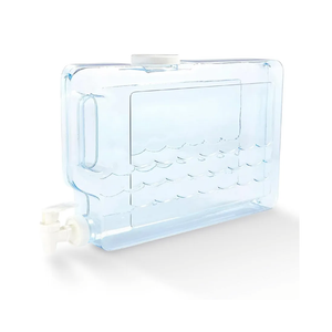 Arrow Home Products Slimline Drink Dispenser for Fridge, 1.25 Gallons - Plastic Beverage Dispenser with Spigot for Easy Dispensing - USA Made, BPA Free Plastic - Convenient Handle, Easy-Pour Spout