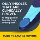 Dr. Scholls Plantar Fasciitis Relief Orthotic Insoles for Women - The Only Proven Insole to Stop Plantar Fasciitis from Coming Back, Immediately Relieves Pain, Heel Spurs, Arch Support Inserts