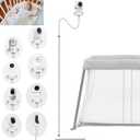EYSAFT Baby Monitor Floor Stand Holder Mount Compactible for Nanit Pro & Flex Stand,Infant Optics DXR-8 Pro,VTech VM901/VM819/RM7764,Momcozy,HelloBaby,eufy E110,nooie IPC100,Motorola VM75/VM50G/VM44