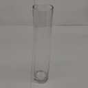 WGVI Quality Thick Weighted Clear Cylinder Glass Vases, 3" W x 16" H, Skinny Bud Tall Vase Floral Bouquet Flower Arrangements Wedding Centerpieces Container Candle Holders Home Decor, 1 Piece