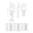 FOXTIP IRF520 MOSFET Transistors 9.7A 100V IRF520N N-Channel Power Transistor 9.7 Amp 100 Volt TO-220 (Pack of 12pcs)