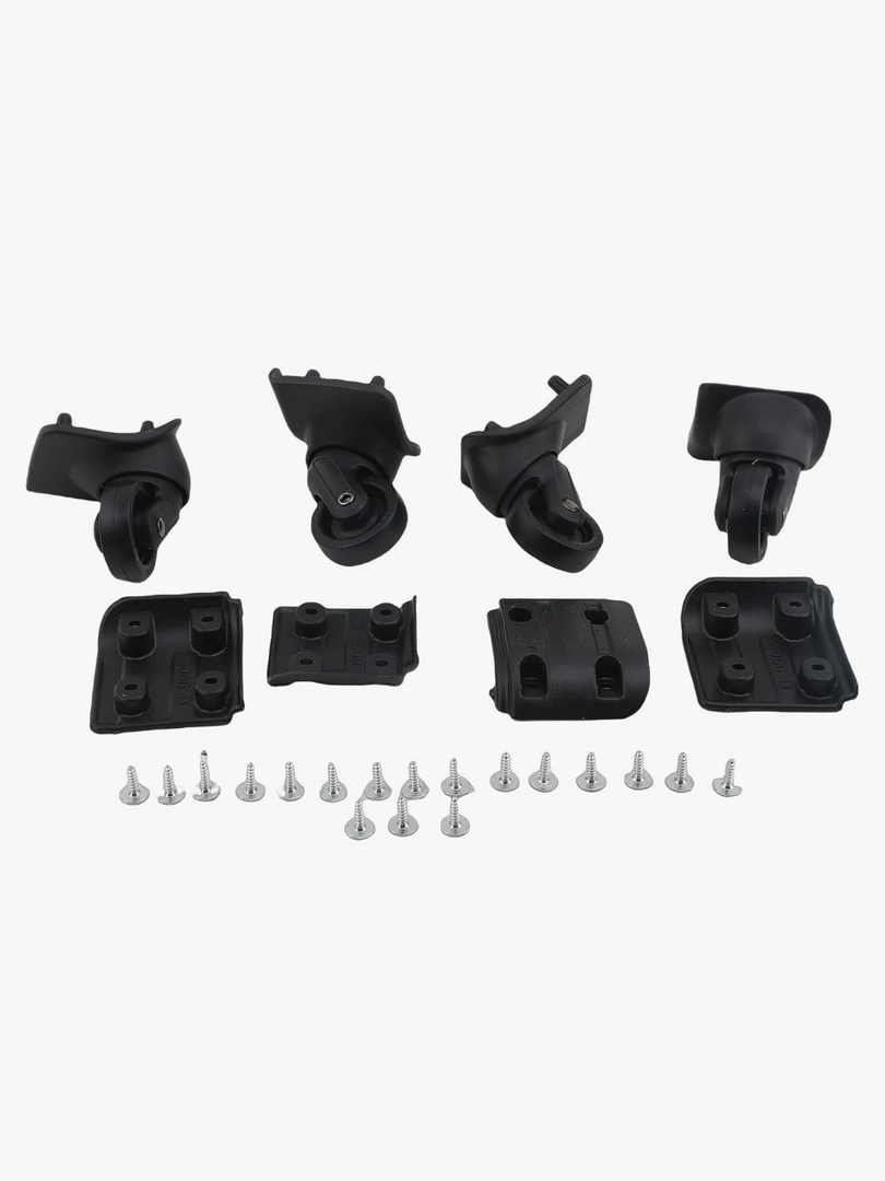 Luggage Wheels Replacement Kit, Suitcase Wheels Replacement Wear-Resistant 360° Silent Spinner Wheels Universal Wheels for Suitcases 4 pcs